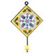 Yellow Ceramic Floral Tiles Hook 